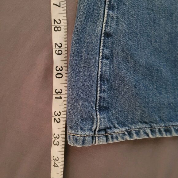 AG Adriano Goldschmied Iva High Rise Bell Bottom Flare Jeans Womens 29 Blue 70s - Picture 7 of 8